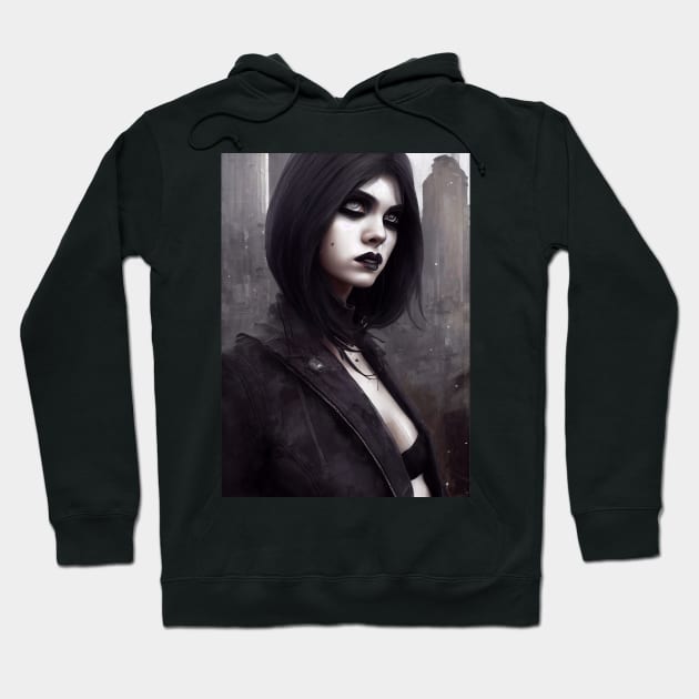 Goth Girl Hoodie by The Multiverse is Female